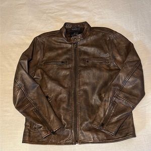 Lucky Brand Leather Jacket (100% Genuine Leather)
